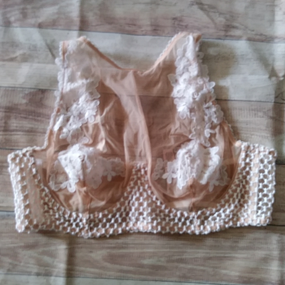 High neck bra with matching panty
